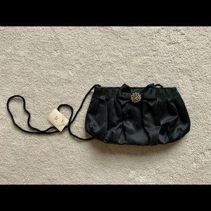 Black evening bag from Neiman Marcus